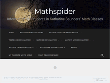 Tablet Screenshot of mathspider.org